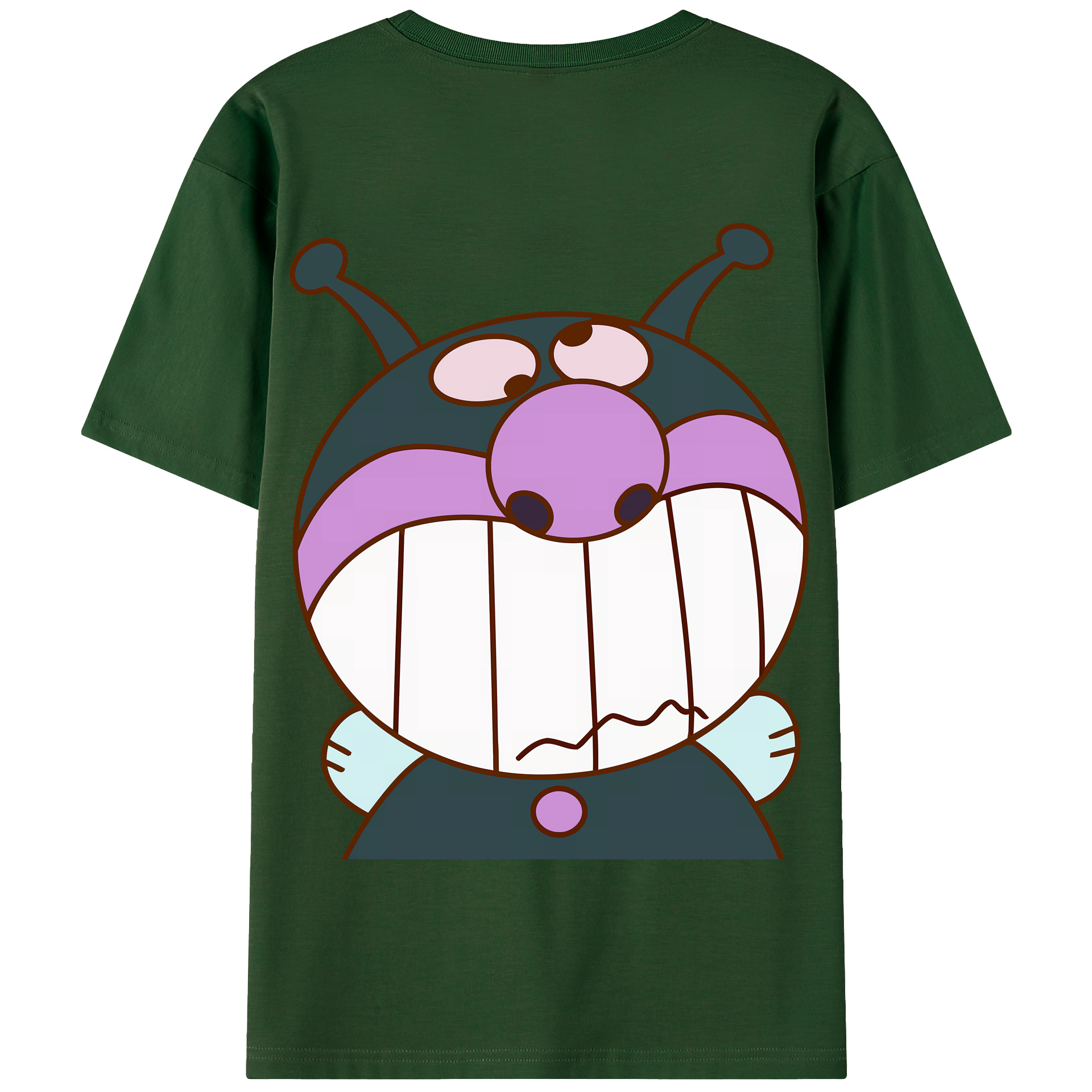 （画像用） アンパンマン Anpanman 綿100％半袖Tシャツ（背面プリント）